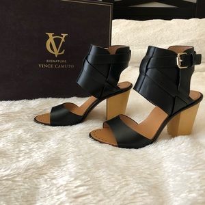 Signature Vince Camuto block heel sandals